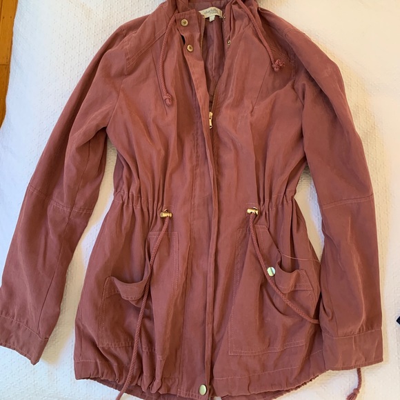 Charlotte Russe Jackets & Blazers - Pink Light Hooded Jacket
